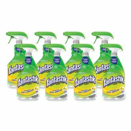 SC JOHNSON Fantastik, DISINFECTANT MULTI-PURPOSE CLEANER LEMON SCENT, 32 OZ SPRAY BOTTLE, 8PK 306388